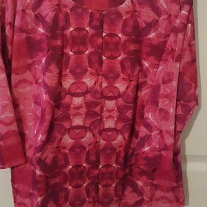 Pink 3/4 length sleeve jacet